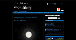 Desktop Screenshot of bitacoradegalileo.com