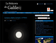 Tablet Screenshot of bitacoradegalileo.com